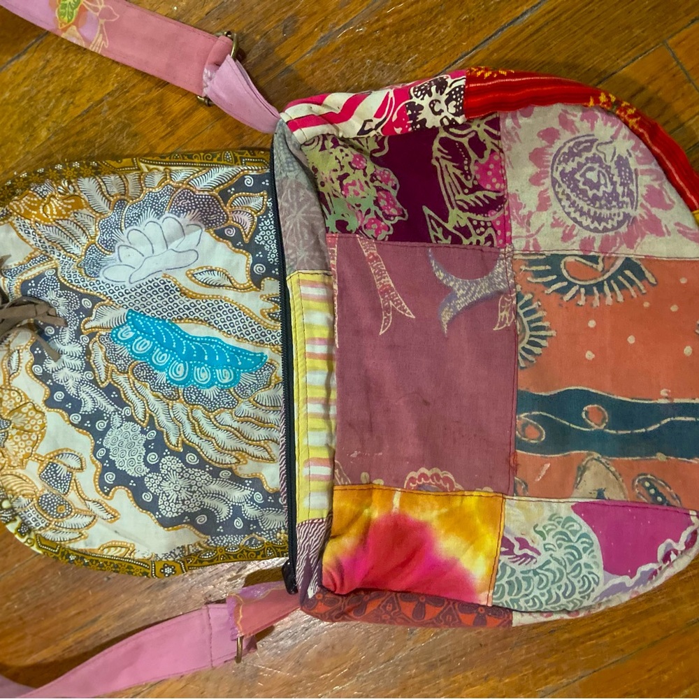 GROOOVY hippie patchwork bag